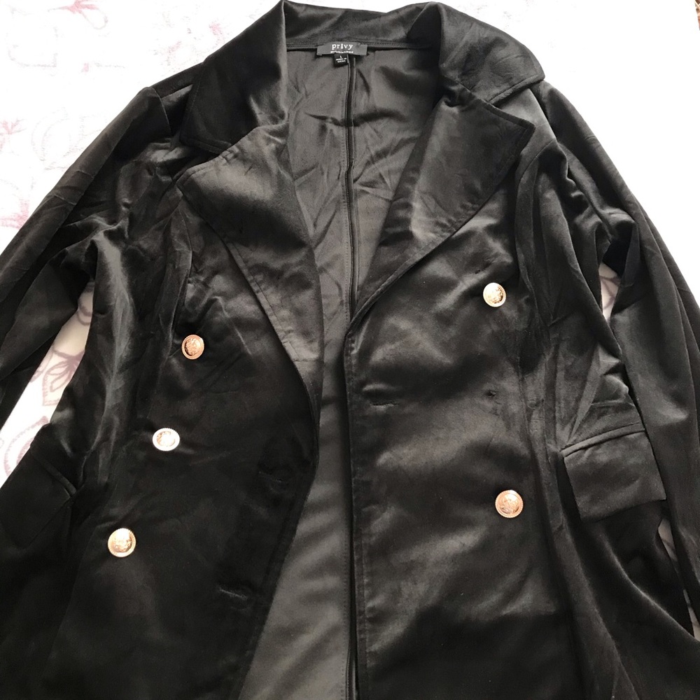 Privy Soft Velvet Jacket
